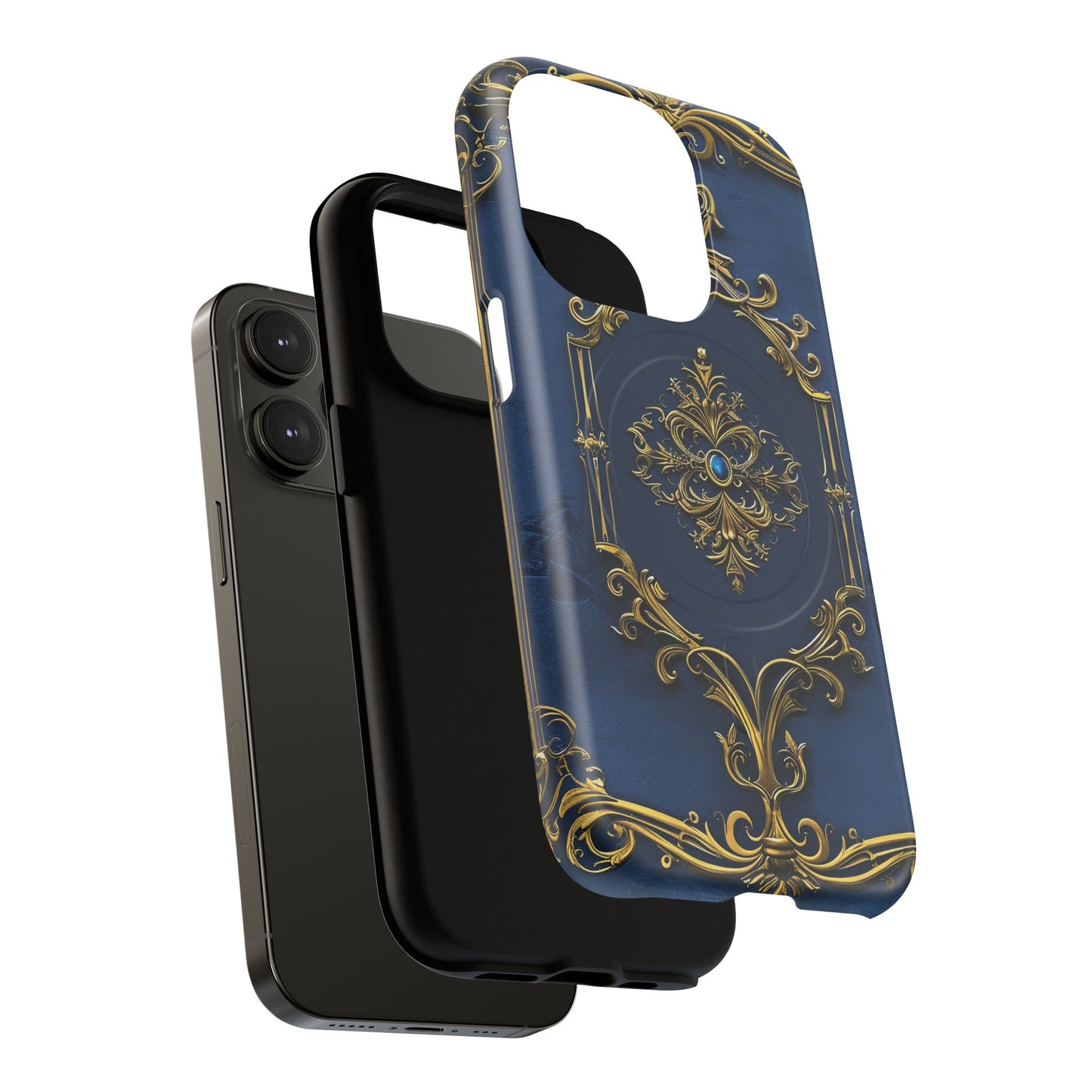 Dark Blue iPhone Case