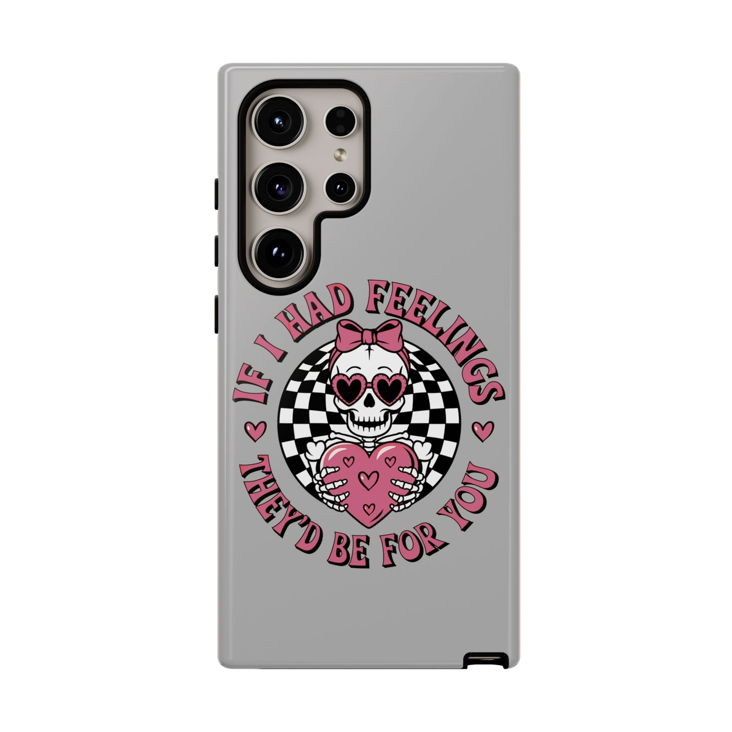 Valentine's grey Phone Cases