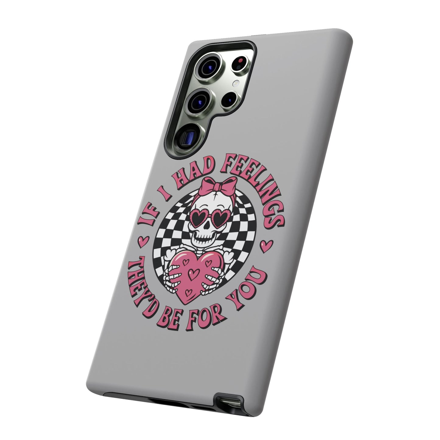 Valentine's grey Phone Cases