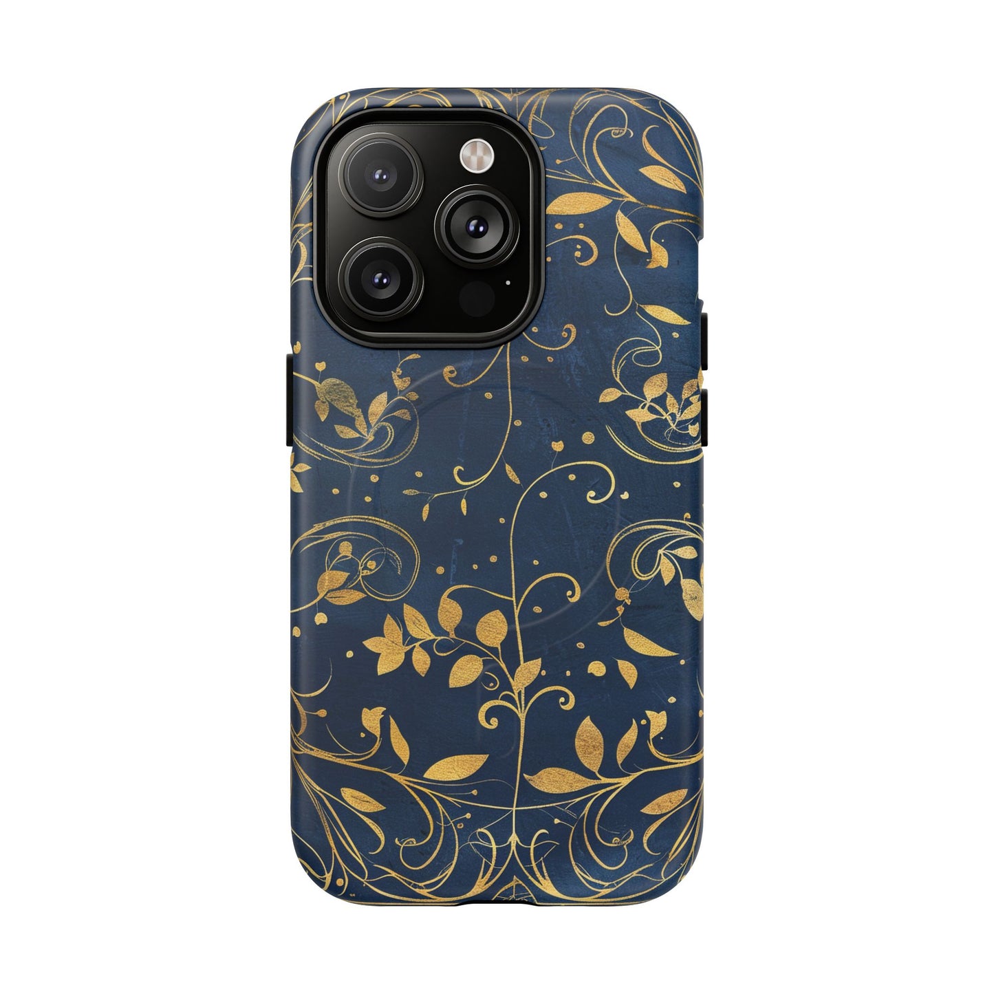 Dark blue design iPhone case