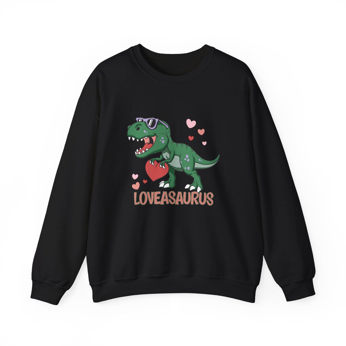 Loveasaurus, Crewneck Sweatshirt