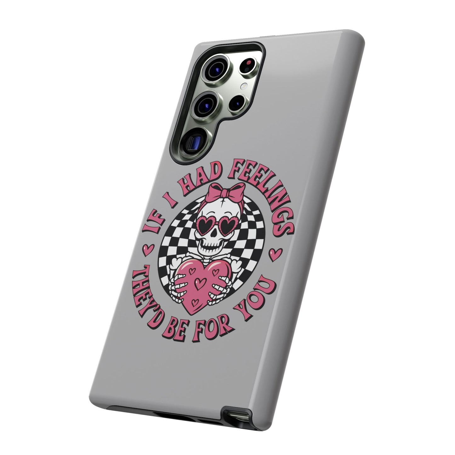 Valentine's grey Phone Cases