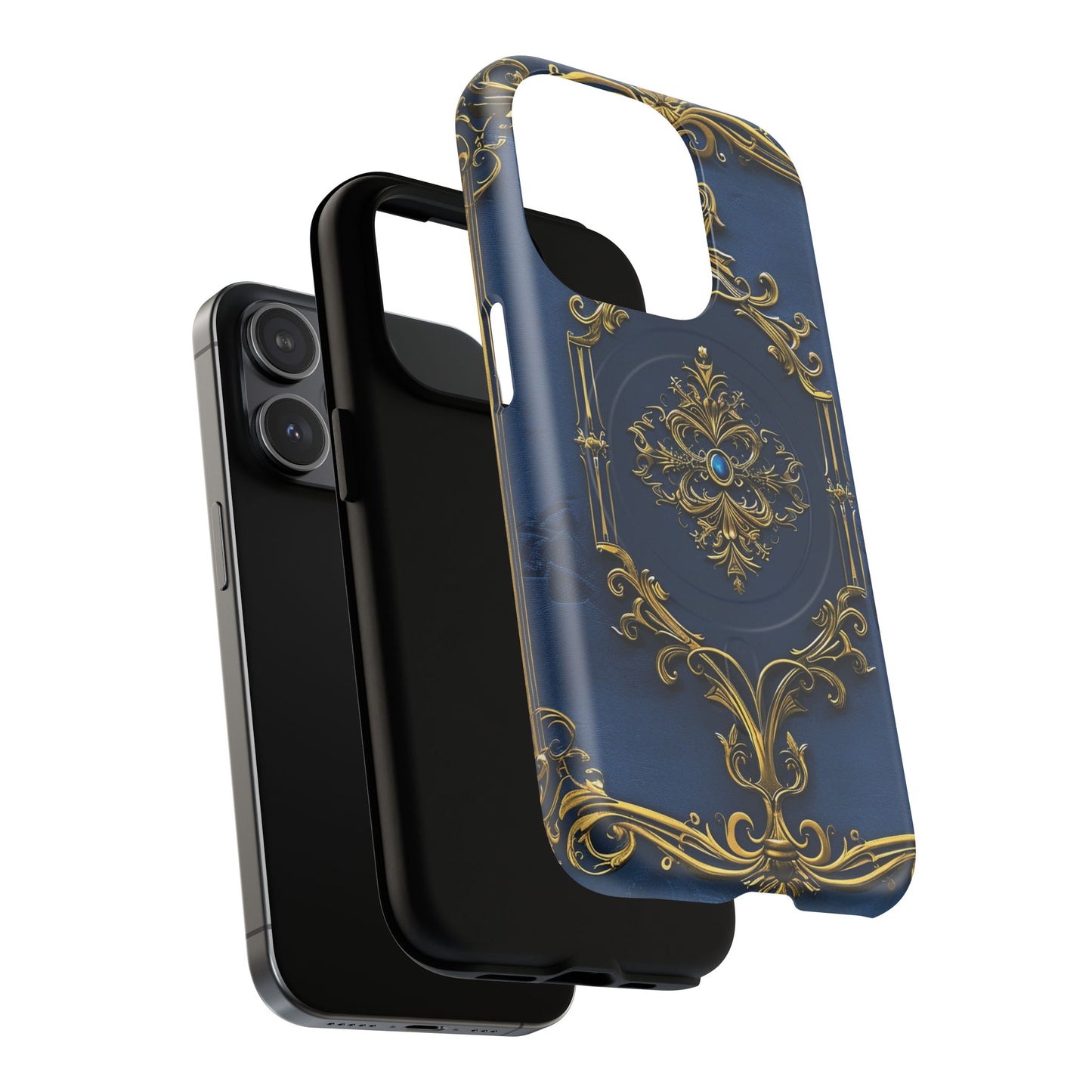 Dark Blue iPhone Case