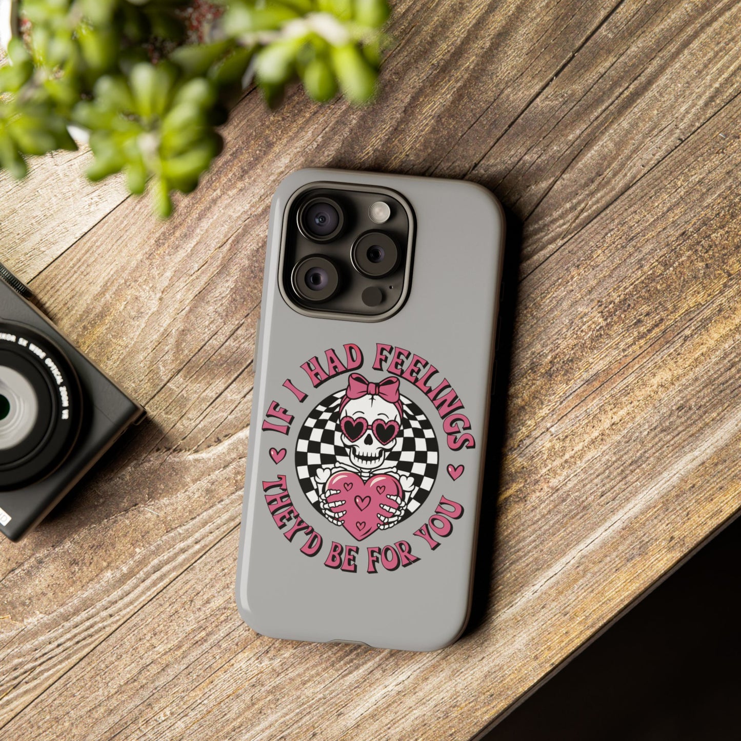 Valentine's grey Phone Cases