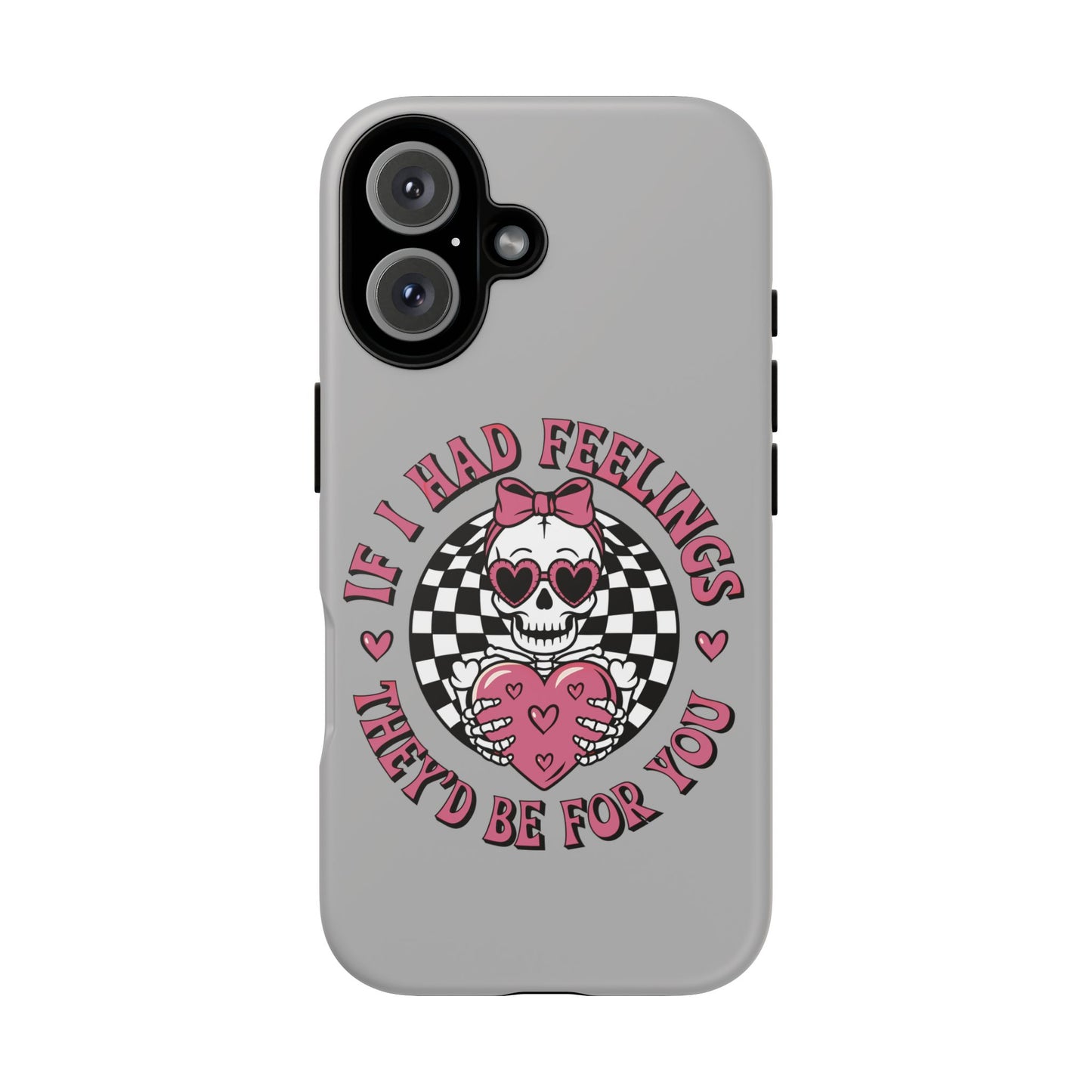 Valentine's grey Phone Cases