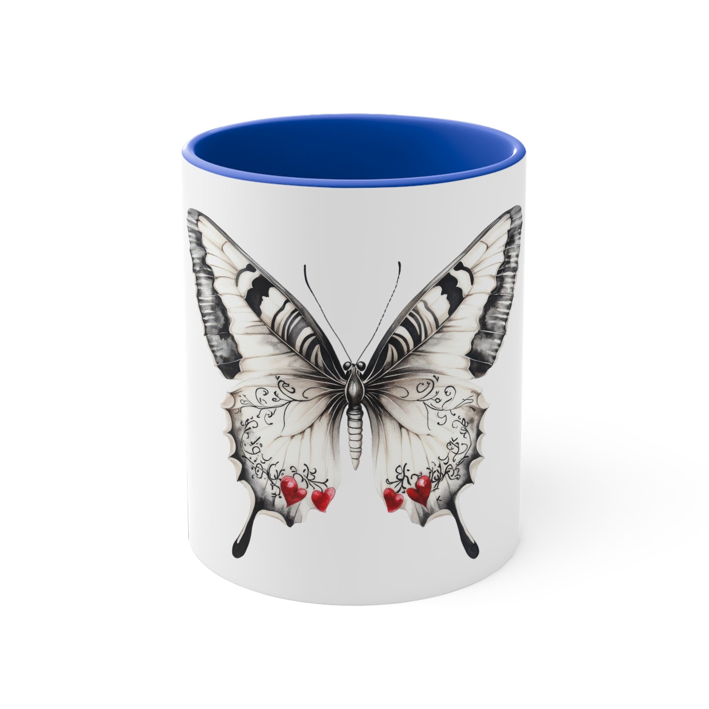 Butterfly, Colorful Accent Mugs, 11oz