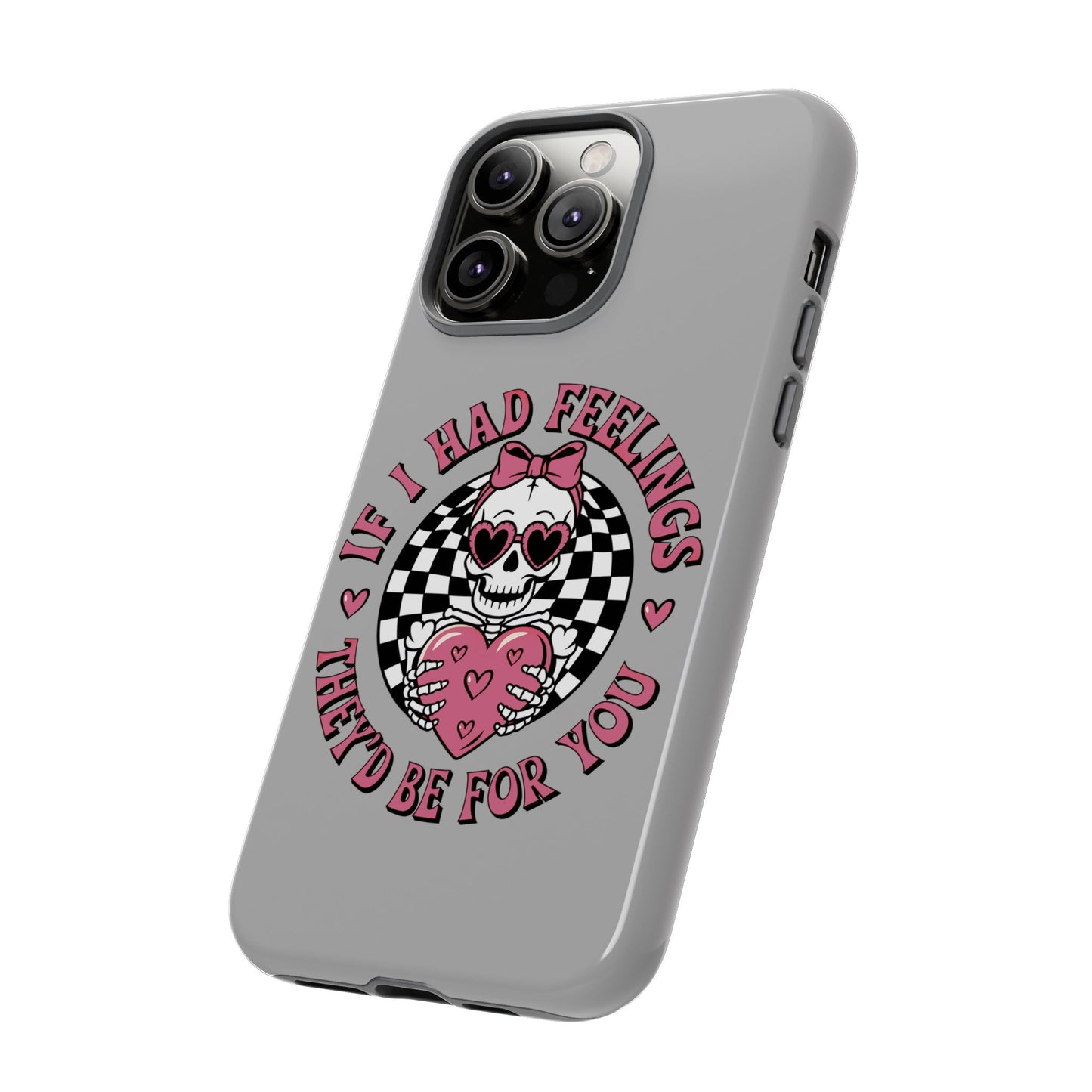 Valentine's grey Phone Cases