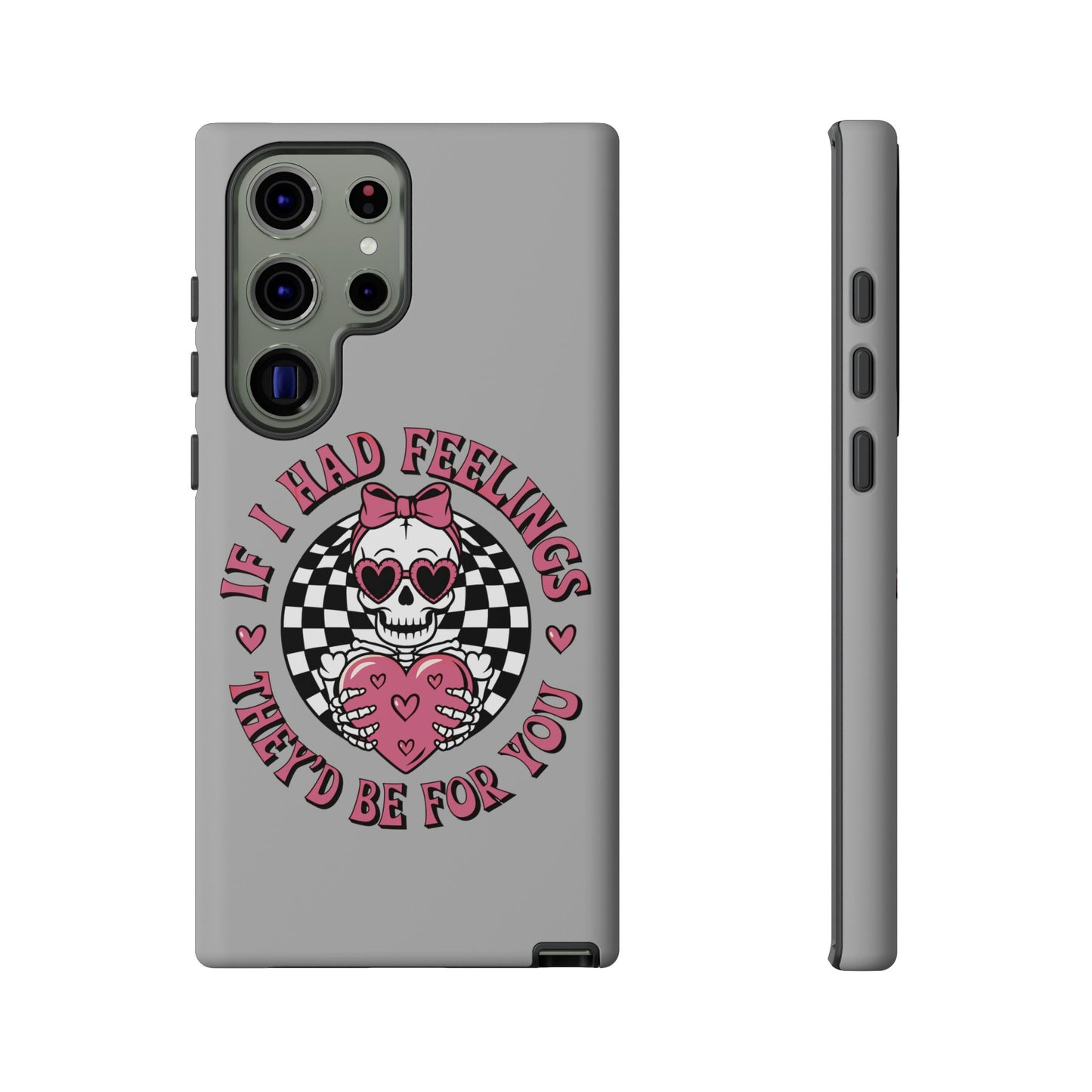 Valentine's grey Phone Cases