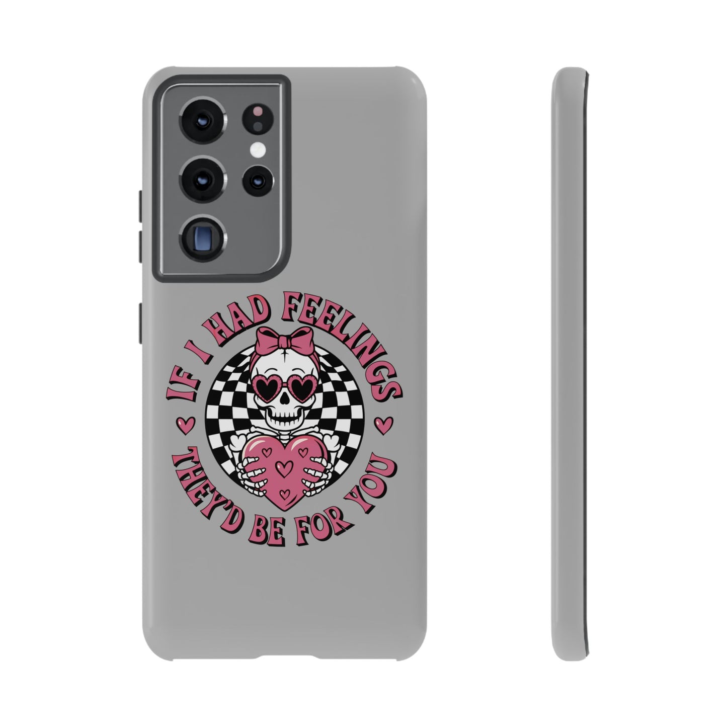 Valentine's grey Phone Cases