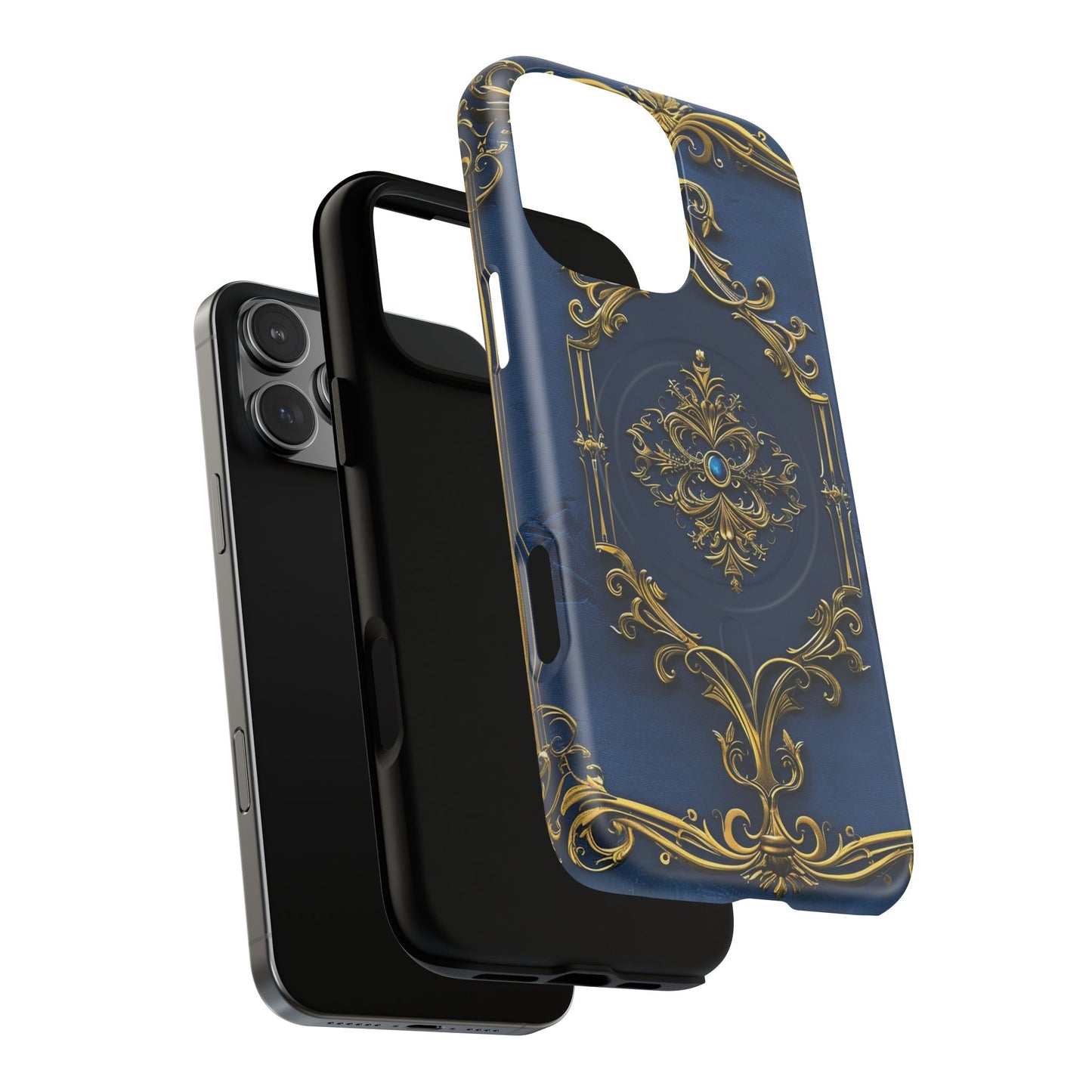 Dark Blue iPhone Case