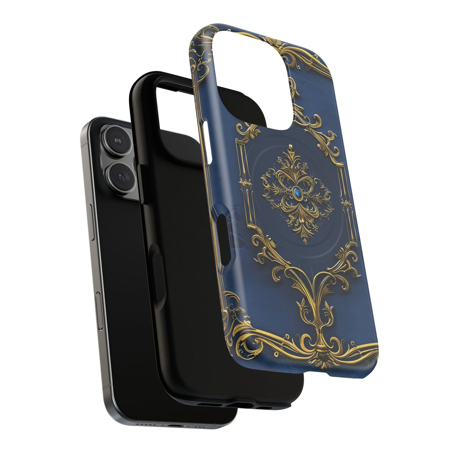 Dark Blue iPhone Case