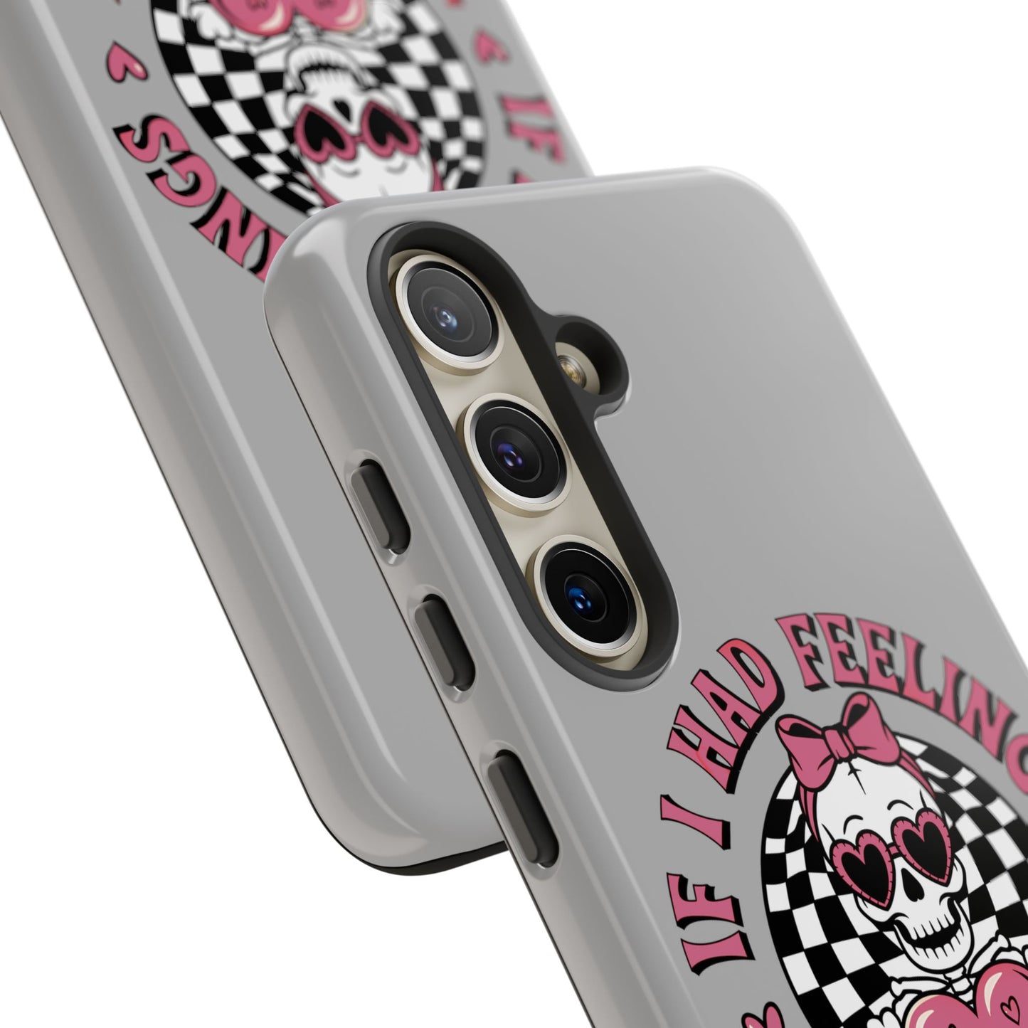 Valentine's grey Phone Cases