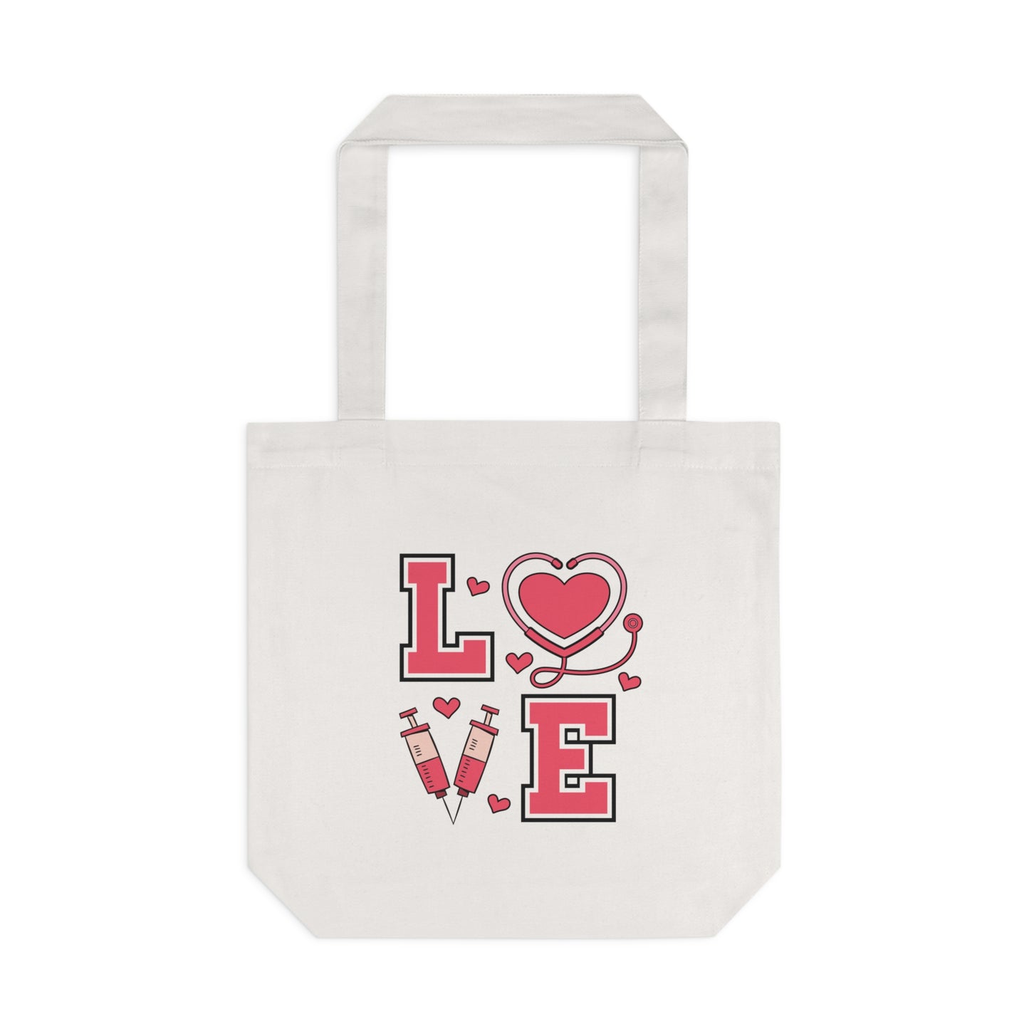 LOVE,  Cotton Tote Bag