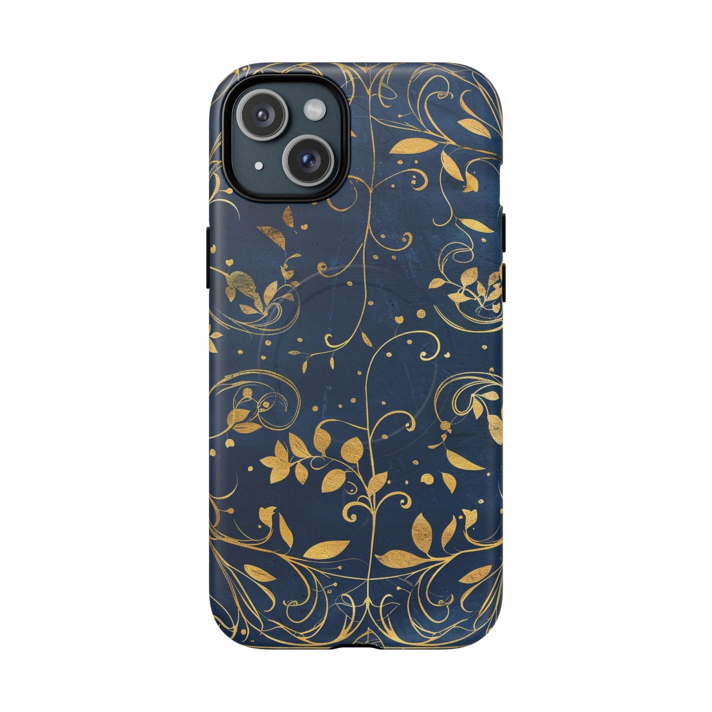 Dark blue design iPhone case