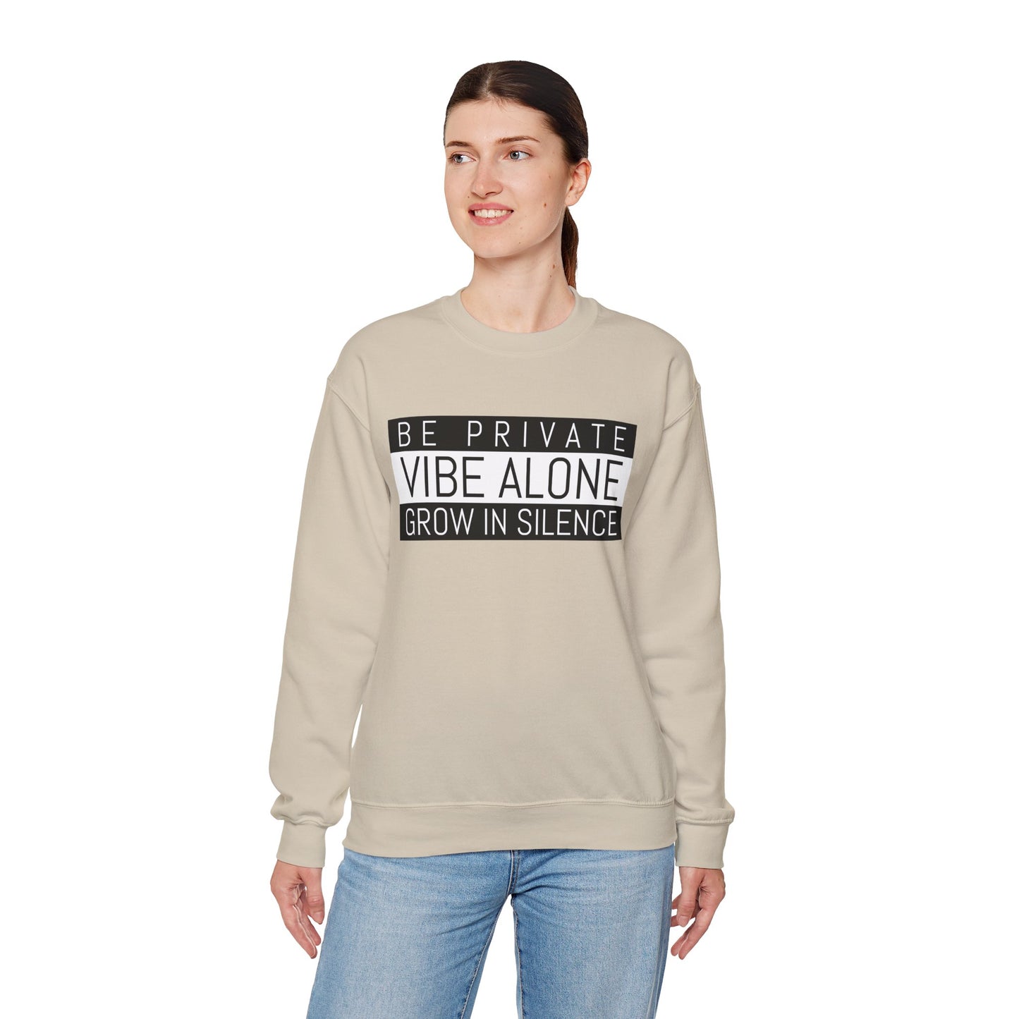 Be Prive, Vibe Alone, Crewneck Sweatshirt