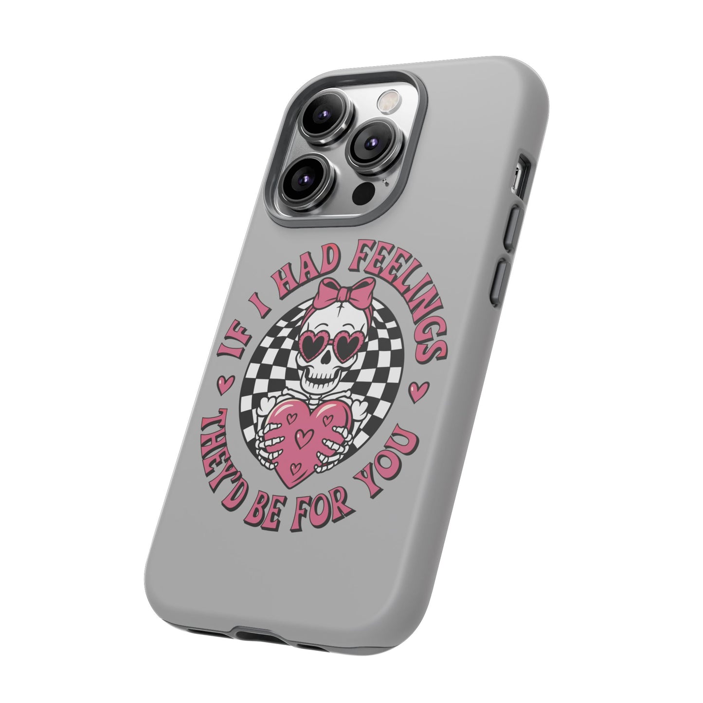 Valentine's grey Phone Cases