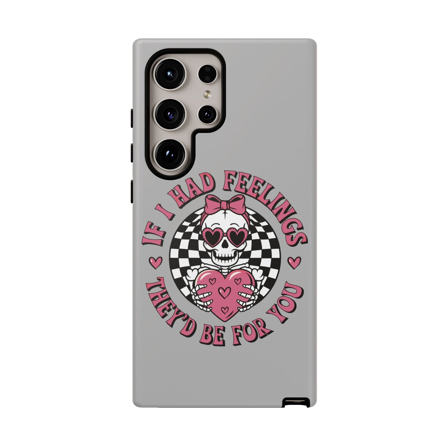 Valentine's grey Phone Cases