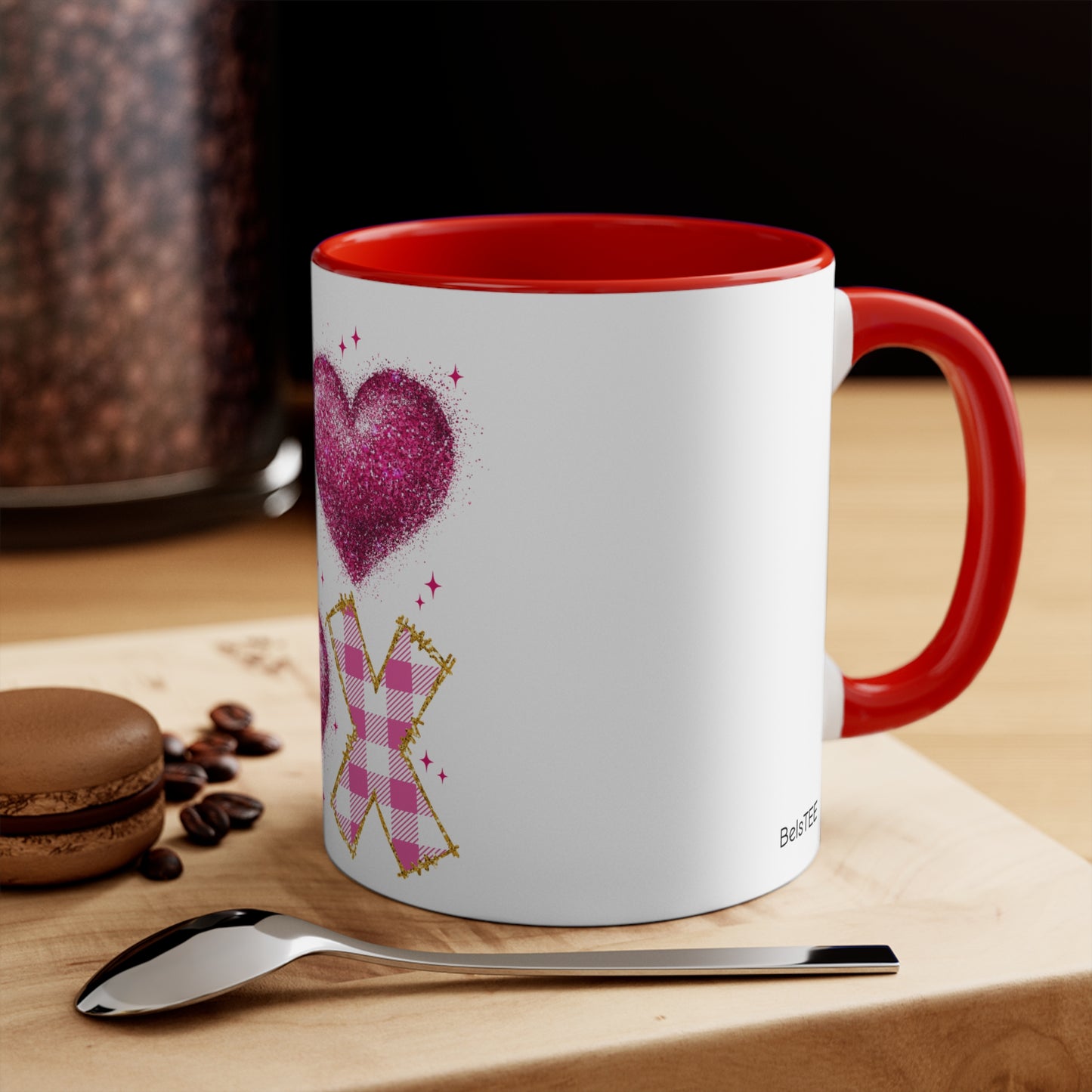 Love, Colorful Accent Mugs, 11oz