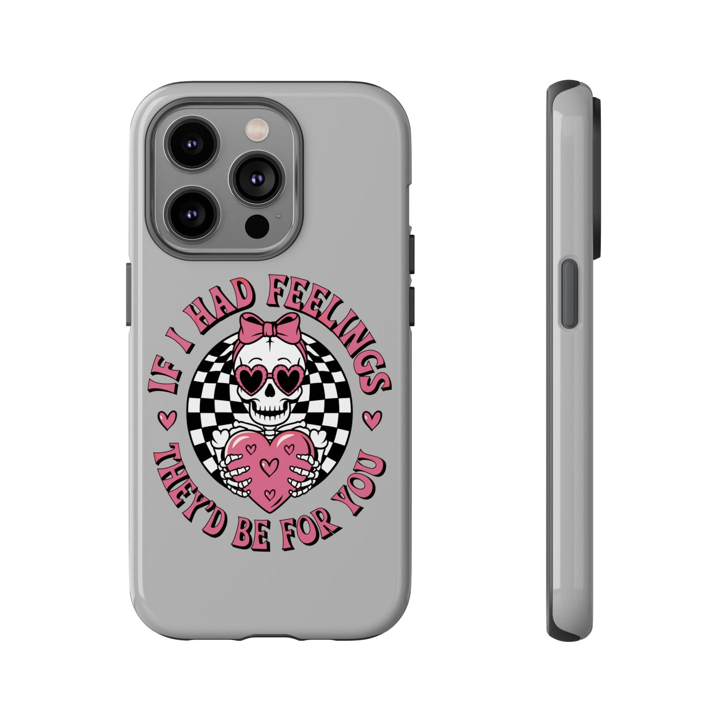 Valentine's grey Phone Cases