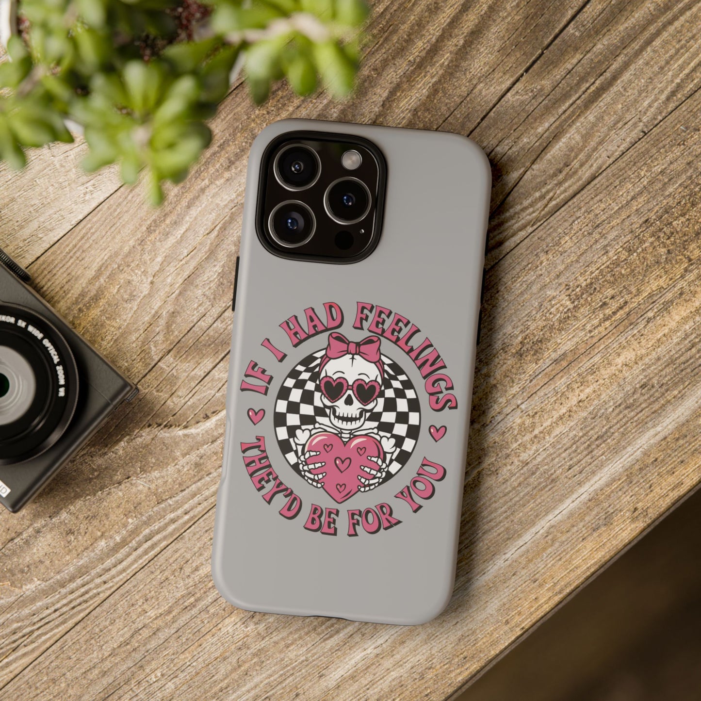 Valentine's grey Phone Cases