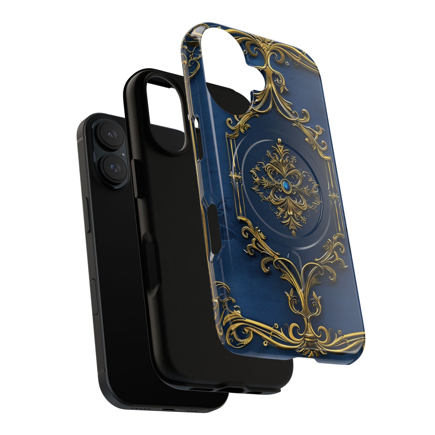 Dark Blue iPhone Case