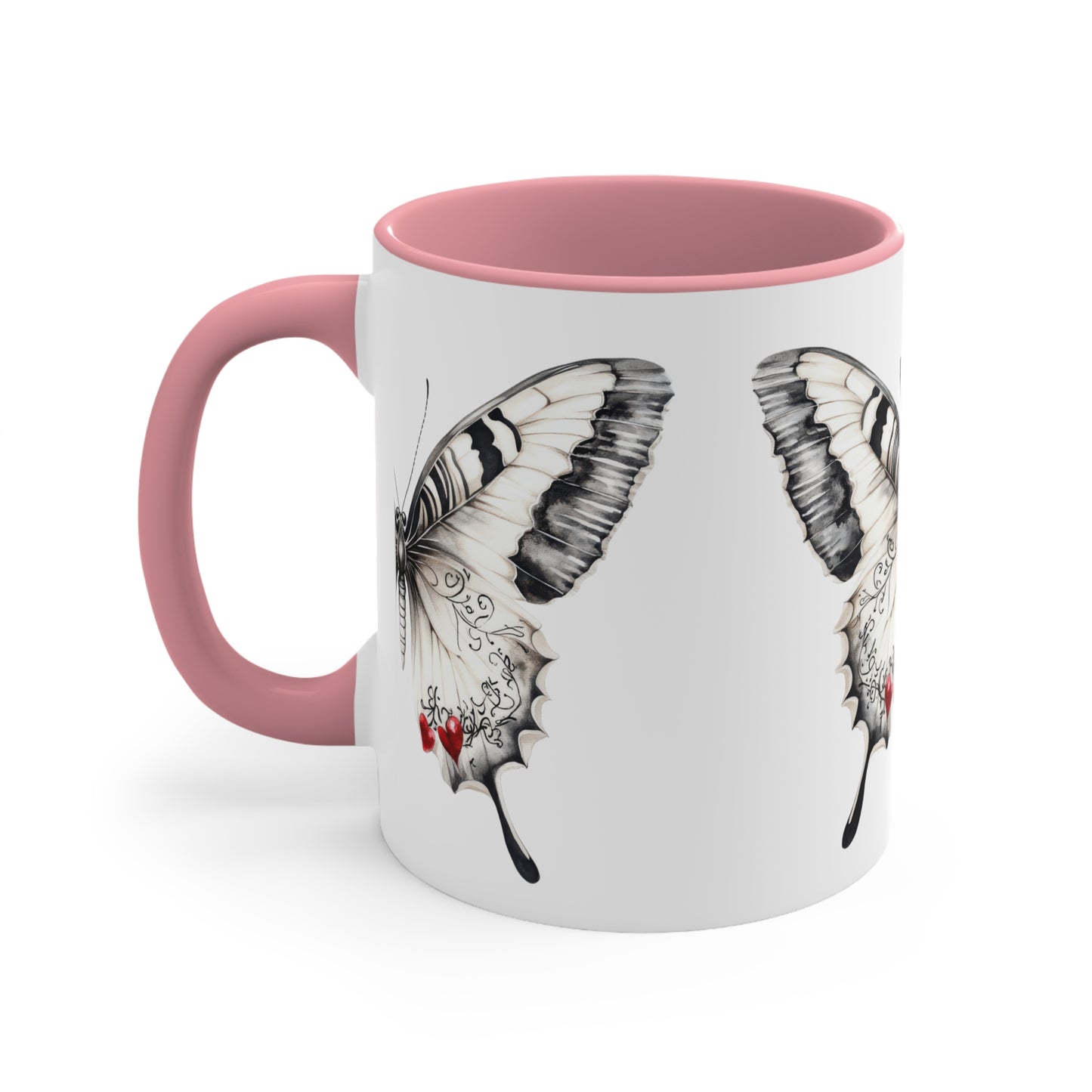 Butterfly, Colorful Accent Mugs, 11oz