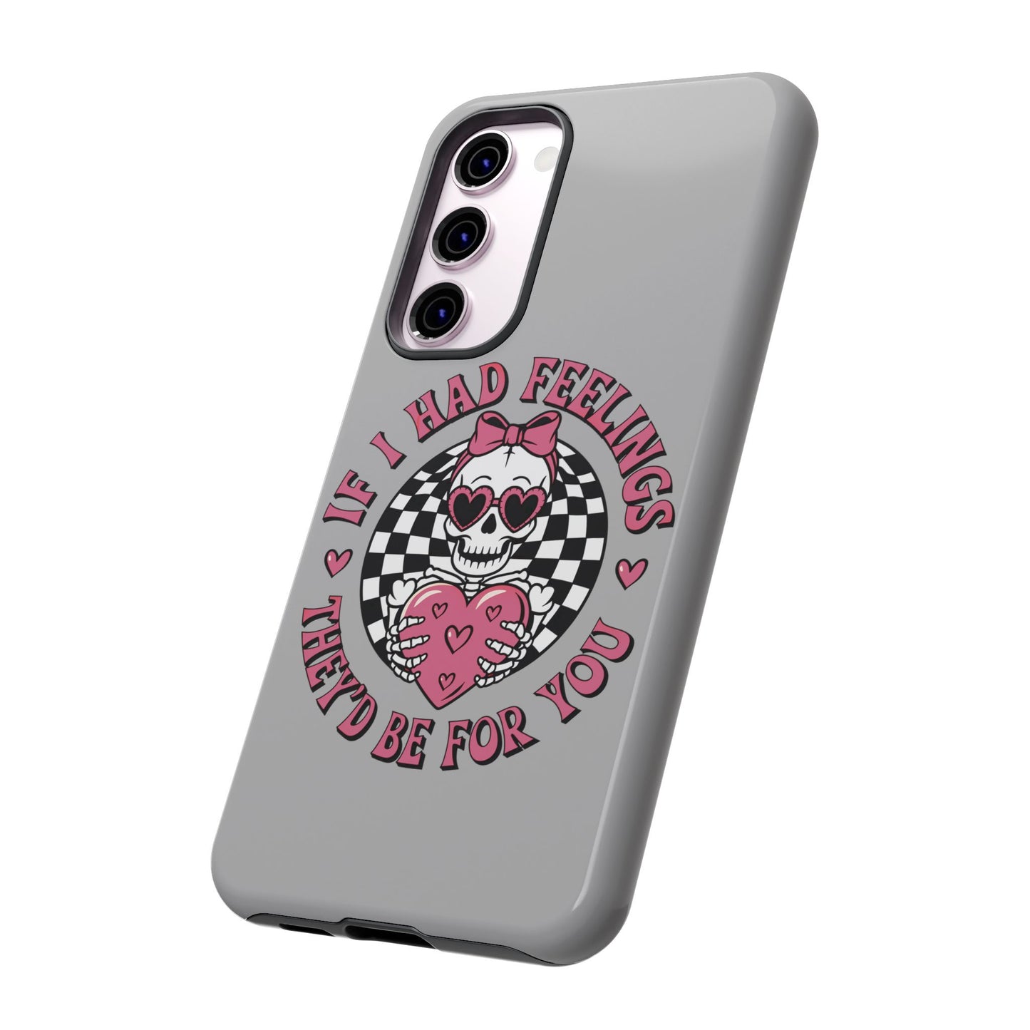 Valentine's grey Phone Cases