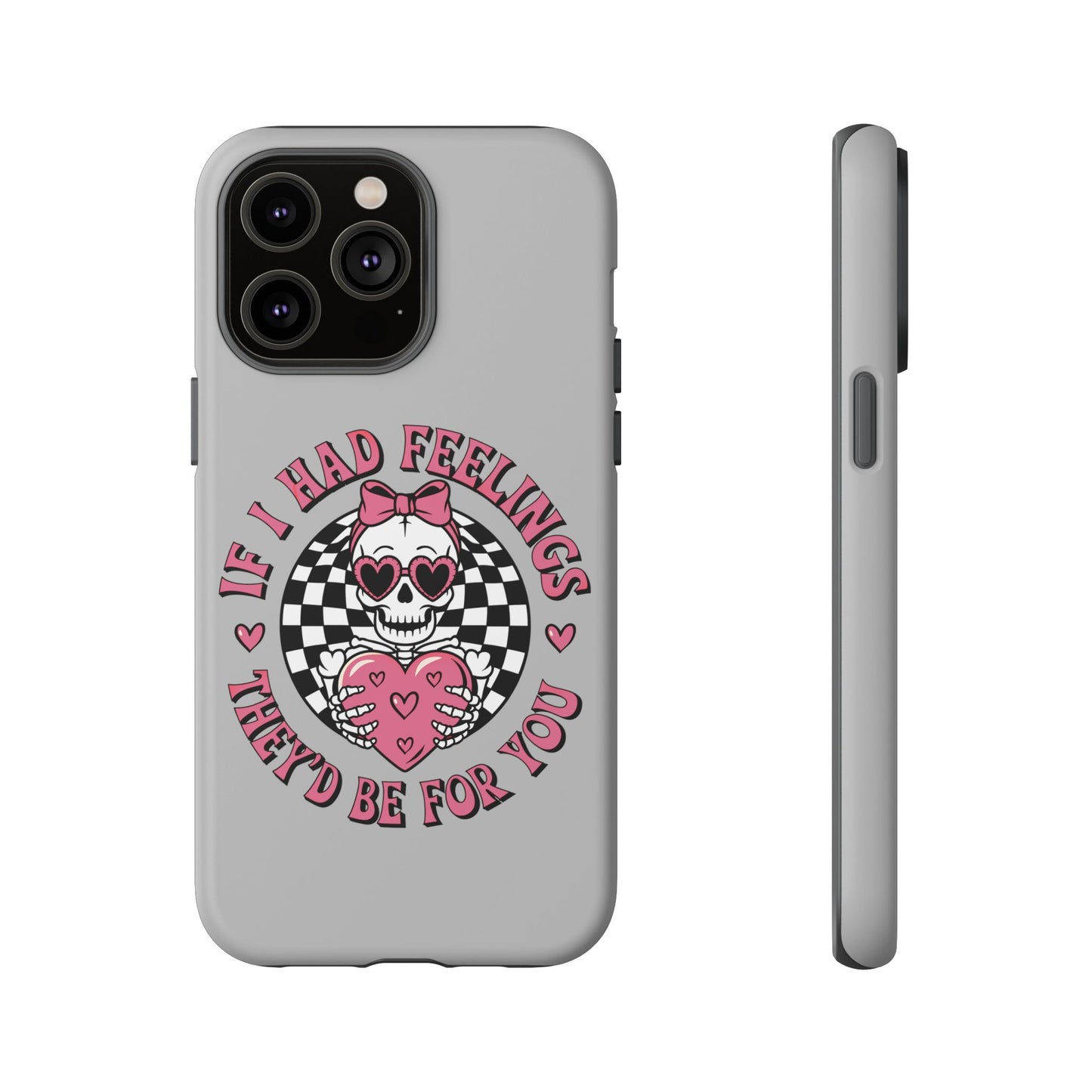 Valentine's grey Phone Cases