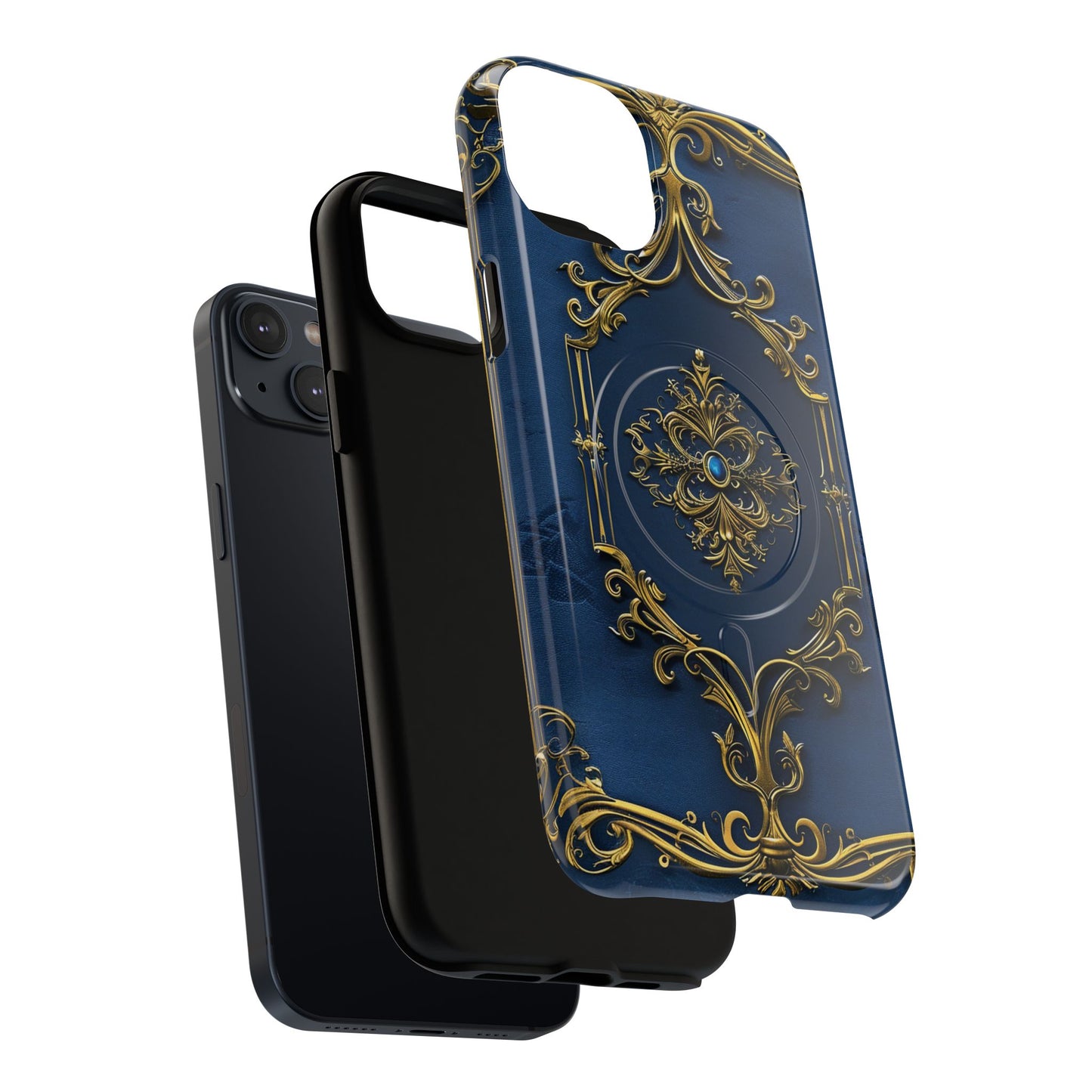 Dark Blue iPhone Case