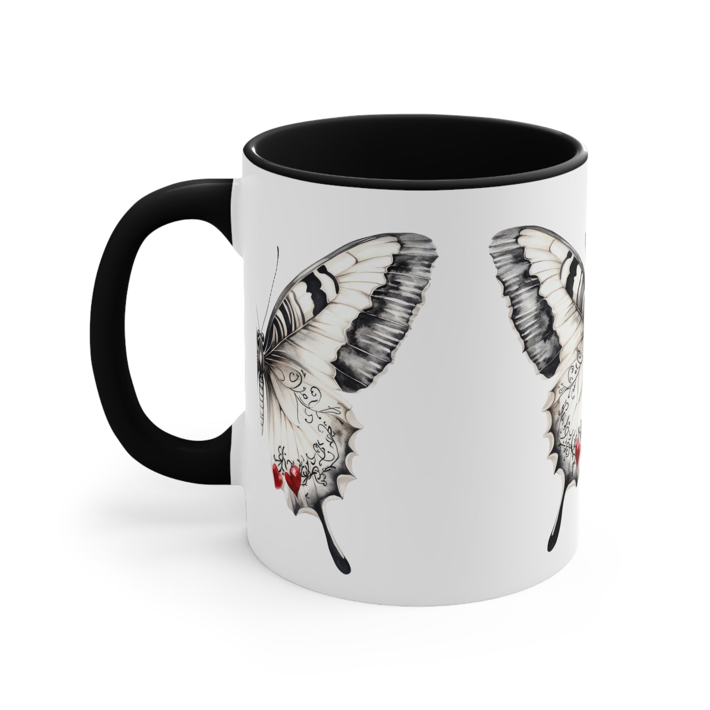 Butterfly, Colorful Accent Mugs, 11oz