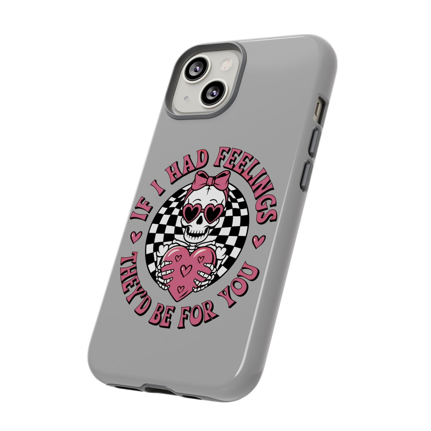 Valentine's grey Phone Cases