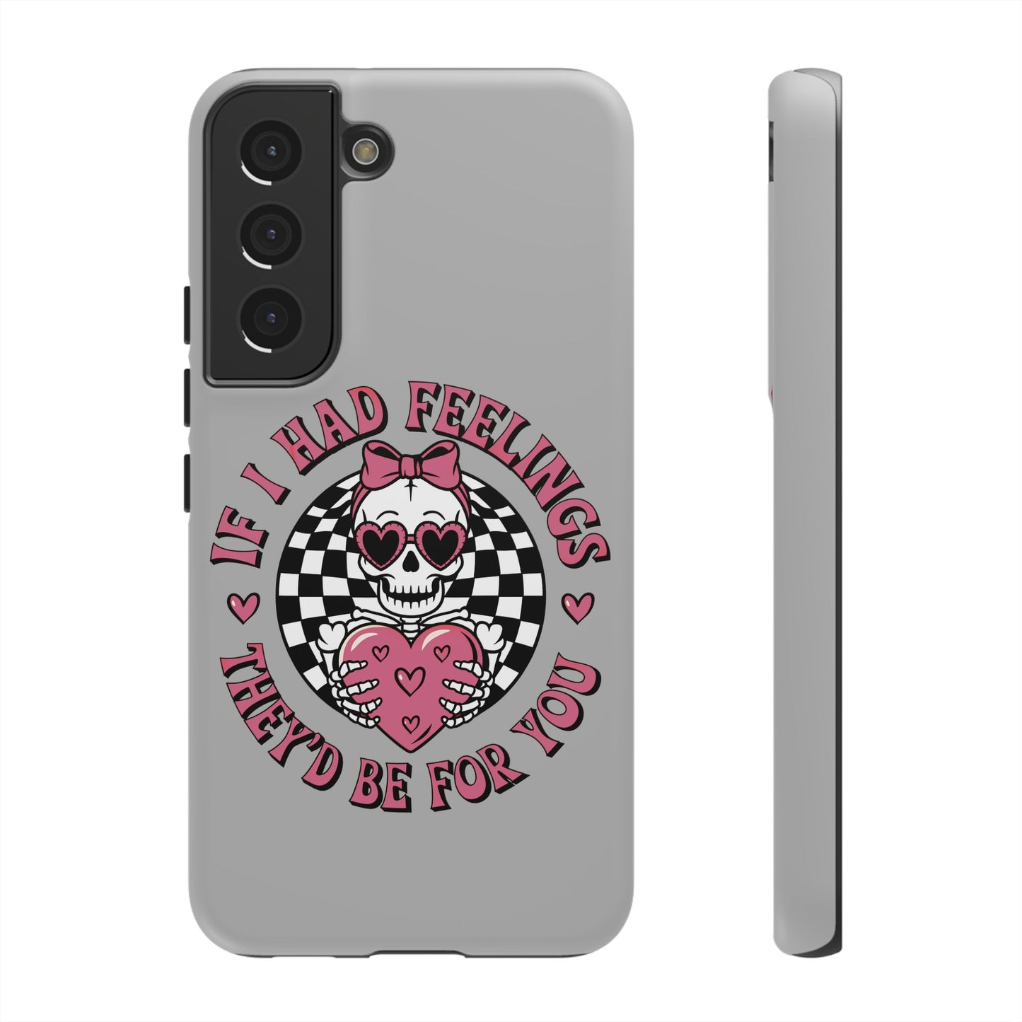 Valentine's grey Phone Cases