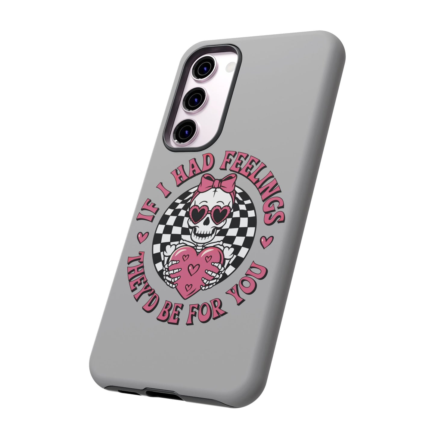 Valentine's grey Phone Cases