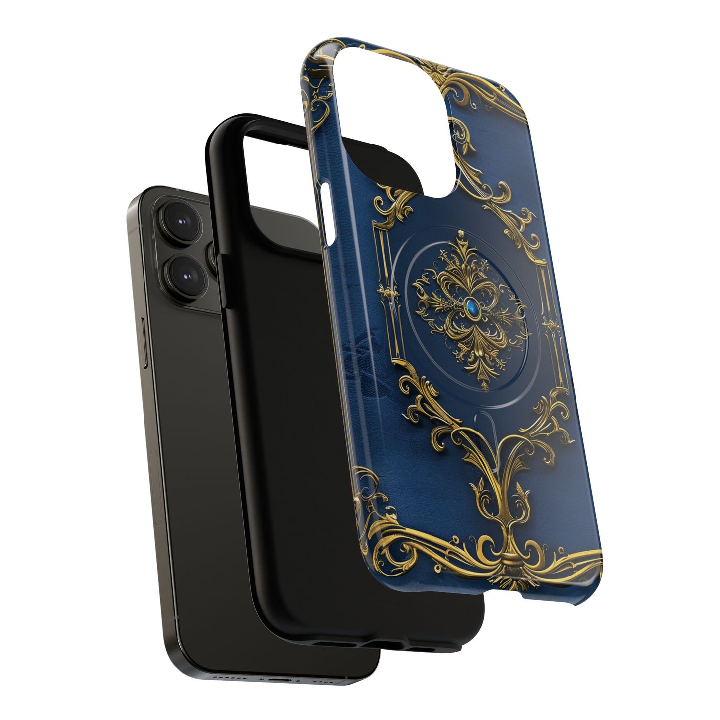 Dark Blue iPhone Case