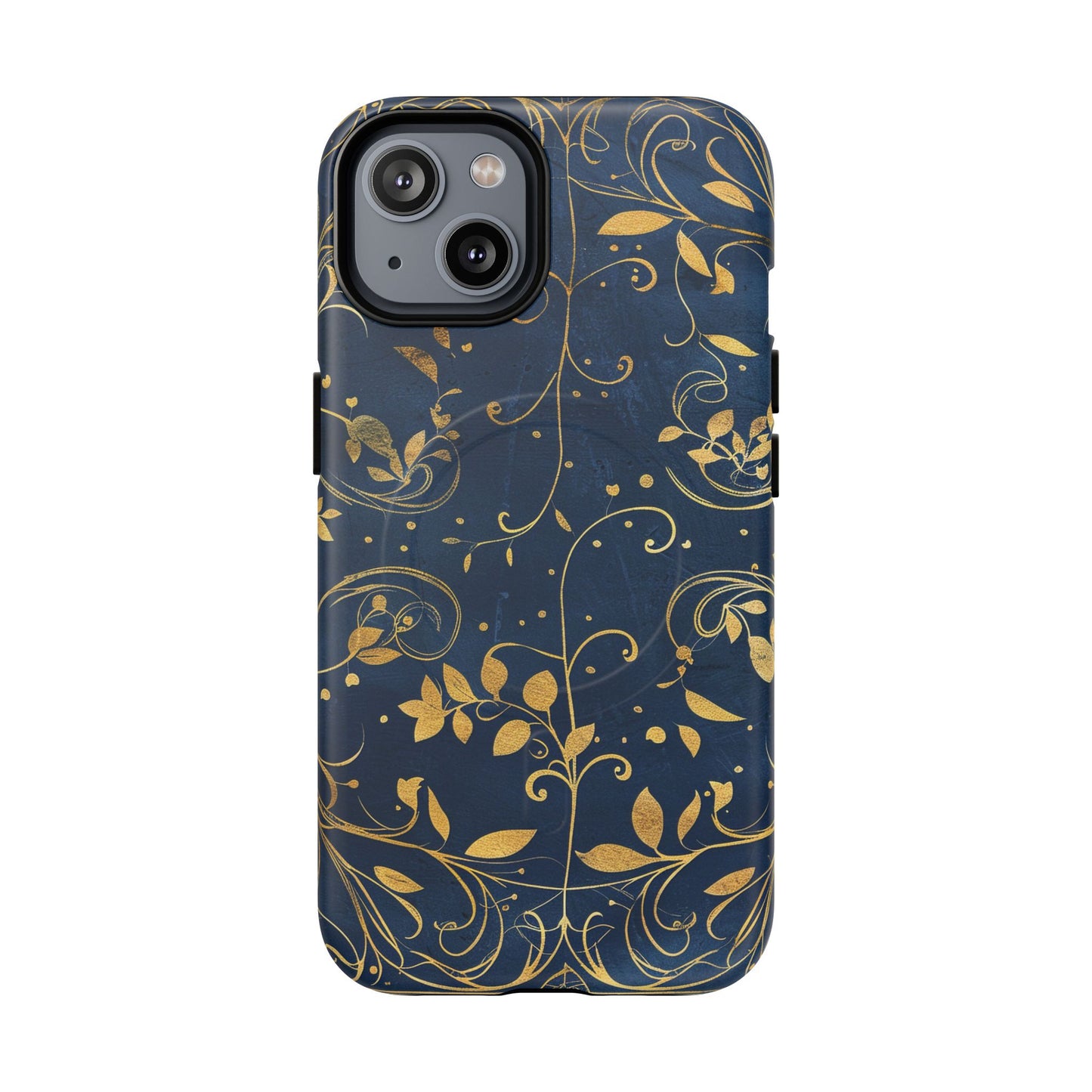 Dark blue design iPhone case