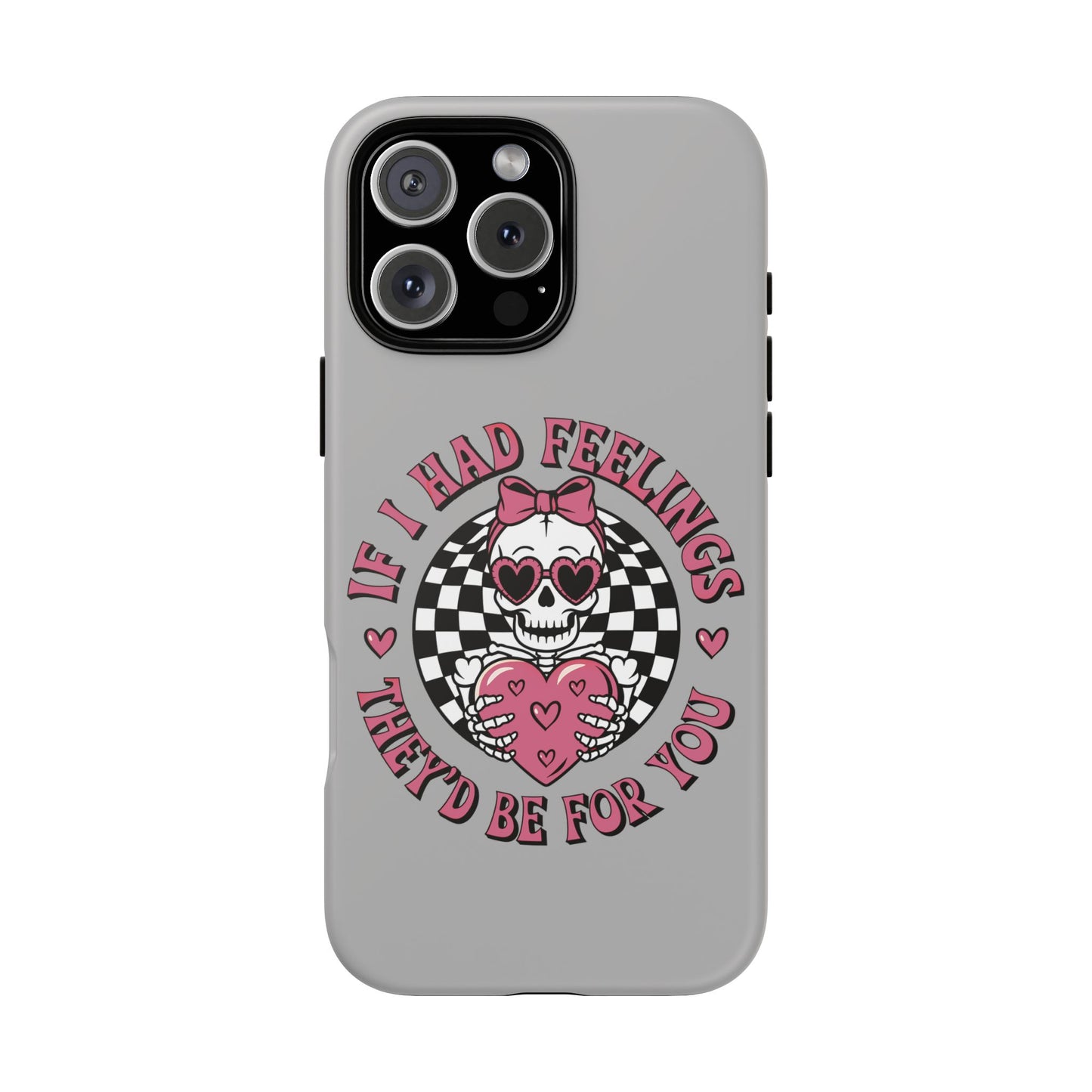 Valentine's grey Phone Cases